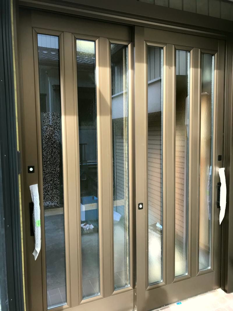 ～玄関引戸錠取替後～