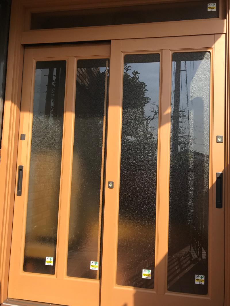 愛知県大府市 戸建住宅 ドア工事専門店 玄関引戸取替工事 LIXILリシェント【ドアファクトリー】