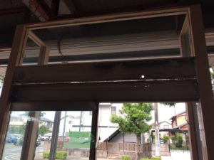 愛知県大府市 店舗ドア工事店 自動ドアエンジン取替工事