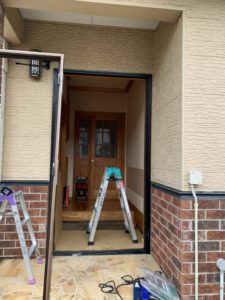 愛知県豊明市 戸建住宅 ドア工事専門店 玄関ドア取替工事 LIXILリシェント【ドアファクトリー】
