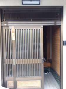 愛知県大府市 戸建住宅 ドア工事専門店 玄関引戸取替工事 LIXILリシェント【ドアファクトリー】