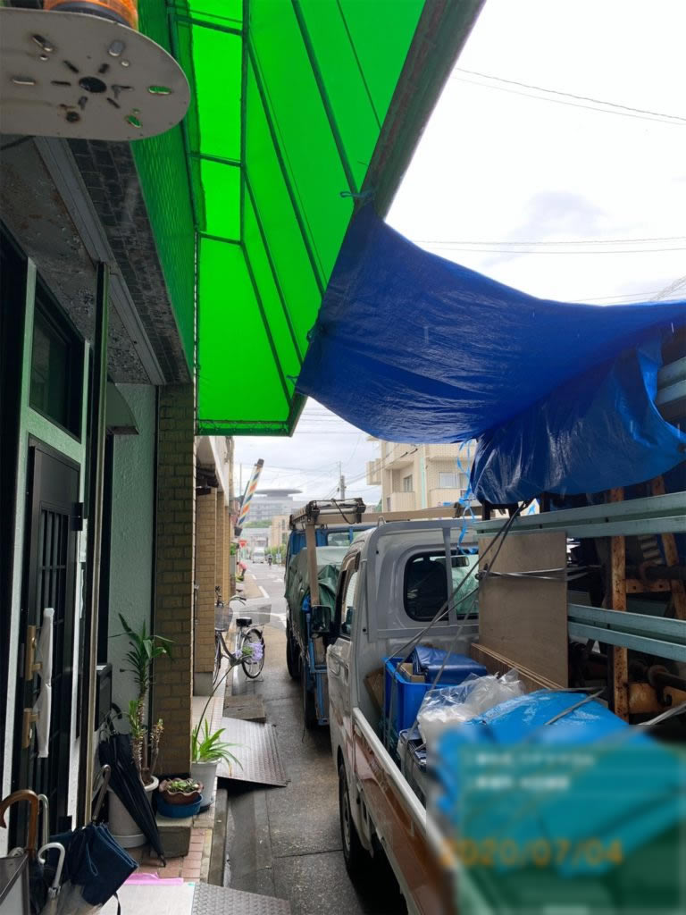 愛知県名古屋市北区 ドア工事店 店舗ドア取替工事 LIXILクリエラ【ドアファクトリー】