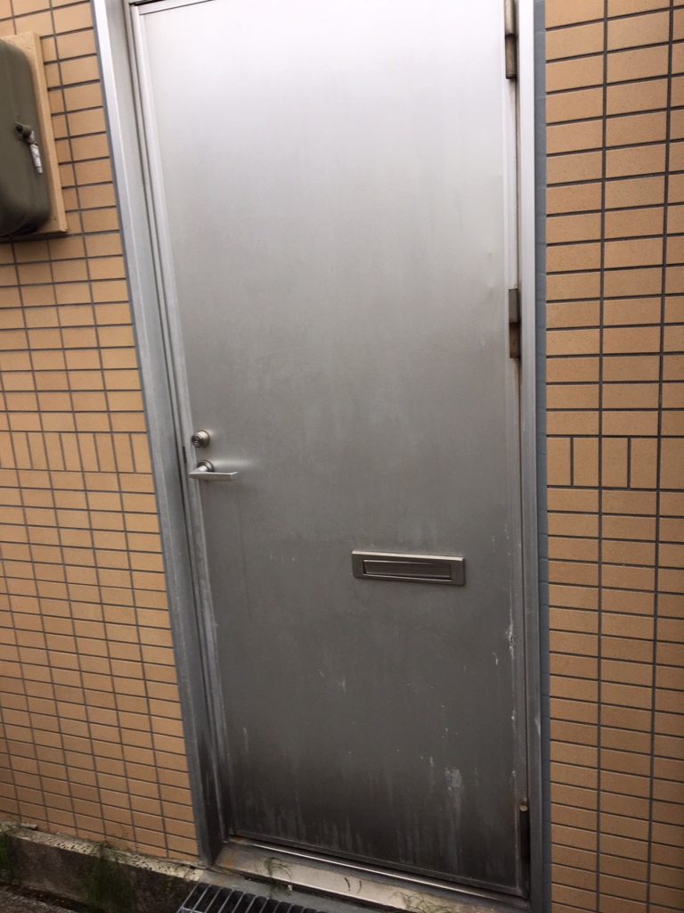 愛知県大府市 ビル ドア工事店 フラッシュドア取替工事【ドアファクトリー】