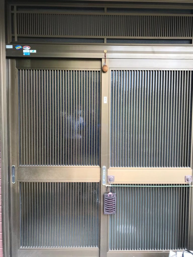 戸建住宅 リシェント玄関引戸工事【ドアファクトリー】