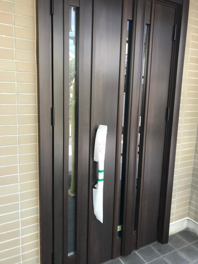 戸建住宅 ドア工事専門店 玄関戸ドア取替工事 リシェント玄関ドア3　断熱仕様【ドアファクトリー】