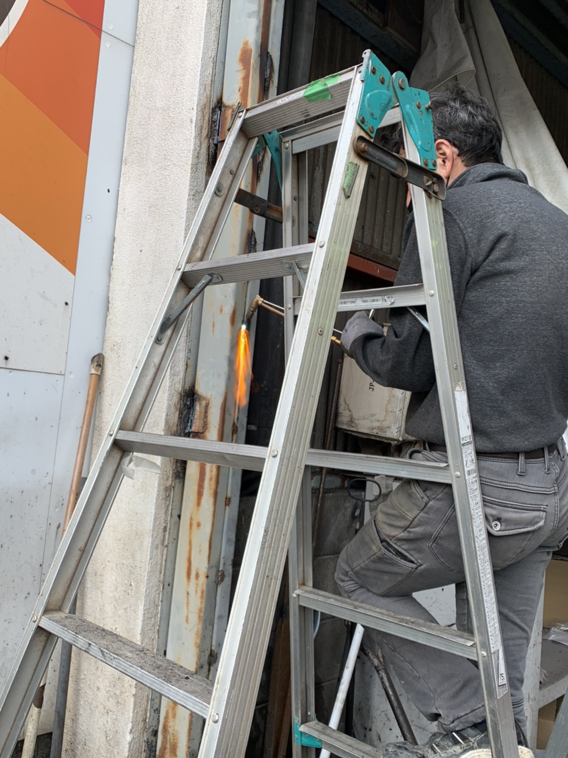 豊明市 工場 重量シャッター解体工事【ドアファクトリー】