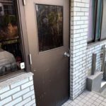 愛知県豊明市 戸建住宅 勝手口ドア取替工事 LIXILリシェント【ドアファクトリー】