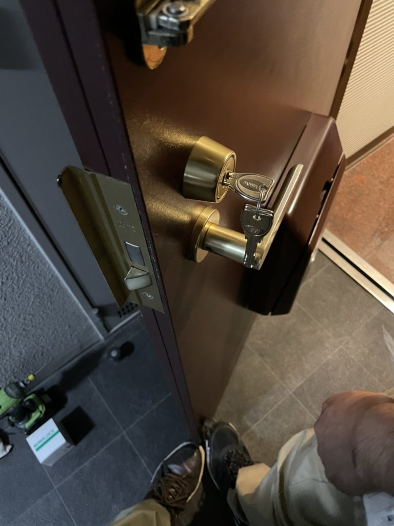 愛知県名古屋市熱田区 マンション 美和ロック 鍵交換工事【ドアファクトリー】