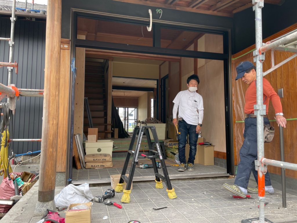 愛知県東海市 戸建住宅 YKK ドアリモ 玄関引戸取替工事【ドアファクトリー】