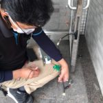 愛知県大府市 マンション フロントドア エントランスドア電気錠取替工事【ドアファクトリー】