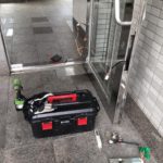 愛知県大府市 マンション フロントドア エントランスドア電気錠取替工事【ドアファクトリー】