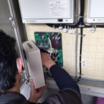 愛知県大府市 マンション フロントドア エントランスドア電気錠取替工事【ドアファクトリー】