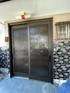 名古屋市西区 戸建住宅 LIXILリシェント 玄関引戸取替工事【ドアファクトリー】
