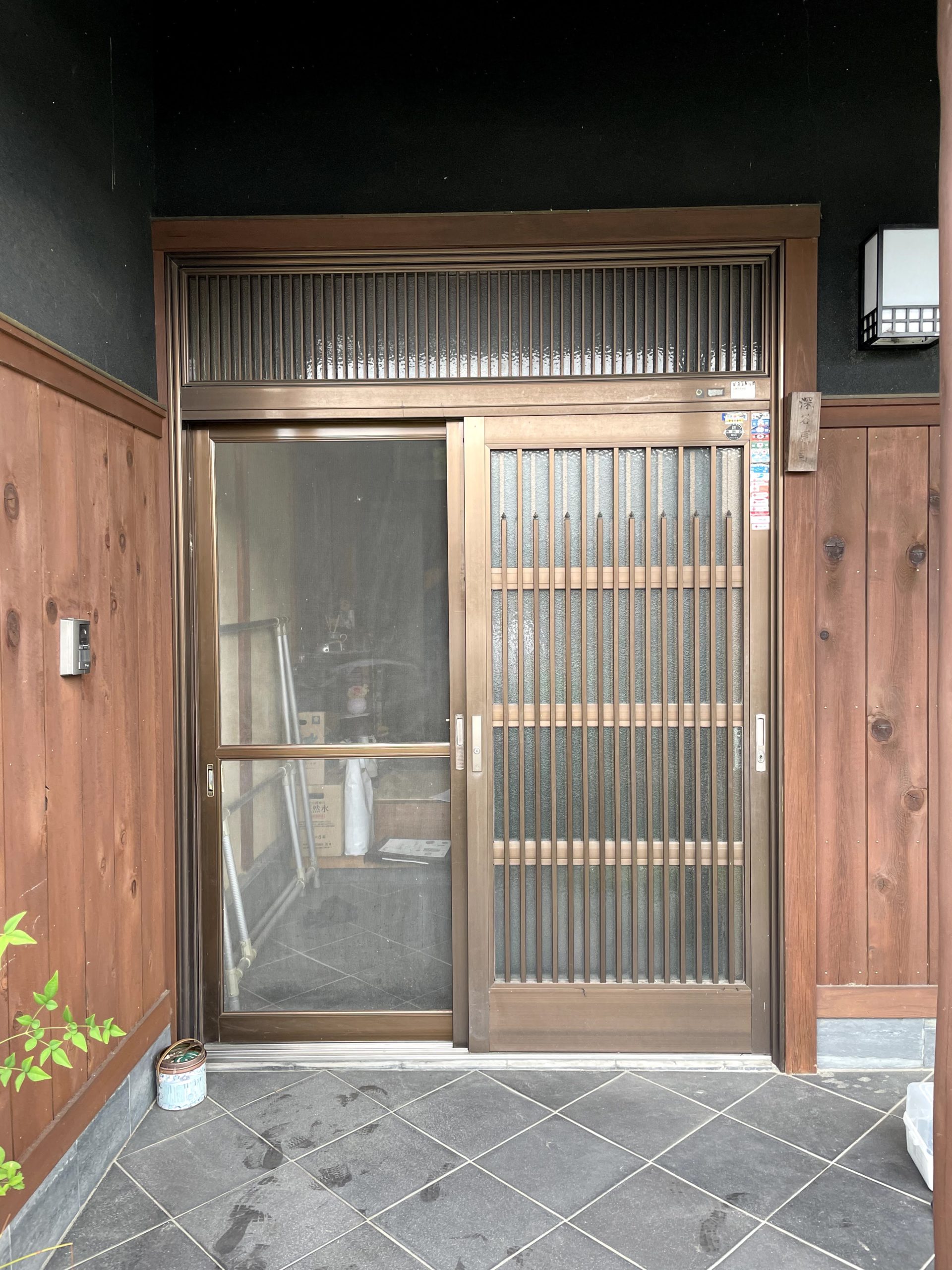 愛知県知多郡東浦町 戸建住宅 リクシル リシェント 玄関引戸取替工事【ドアファクトリー】