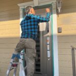 ~LIXILリシェント玄関ドア工事前~