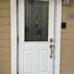 ~LIXILリシェント玄関ドア工事前~