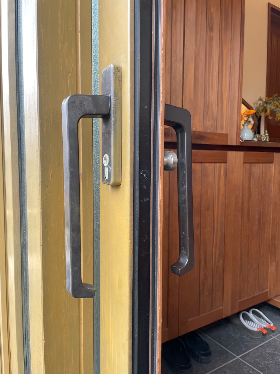 名古屋市南区 戸建住宅 玄関引戸改修工事 （へーべシーべ）【ドアファクトリー】