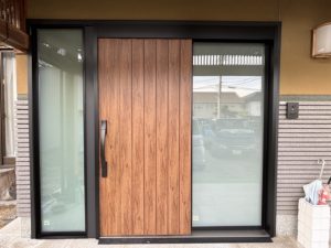 愛知県豊田市 戸建住宅 LIXILエルムーブ 玄関引戸取替工事【ドアファクトリー】