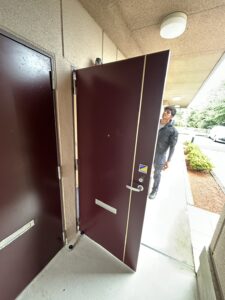 愛知県豊田市 マンション ドア取替工事 LIXIL改装用マンションドアRSⅡ　HM02タイプ【ドアファクトリー】